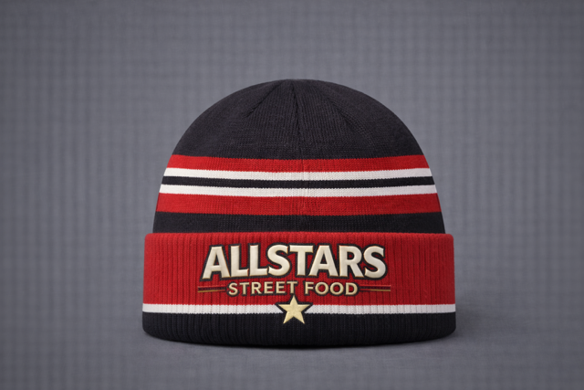 Gorro a rayas ALLSTARS STREET FOOD
