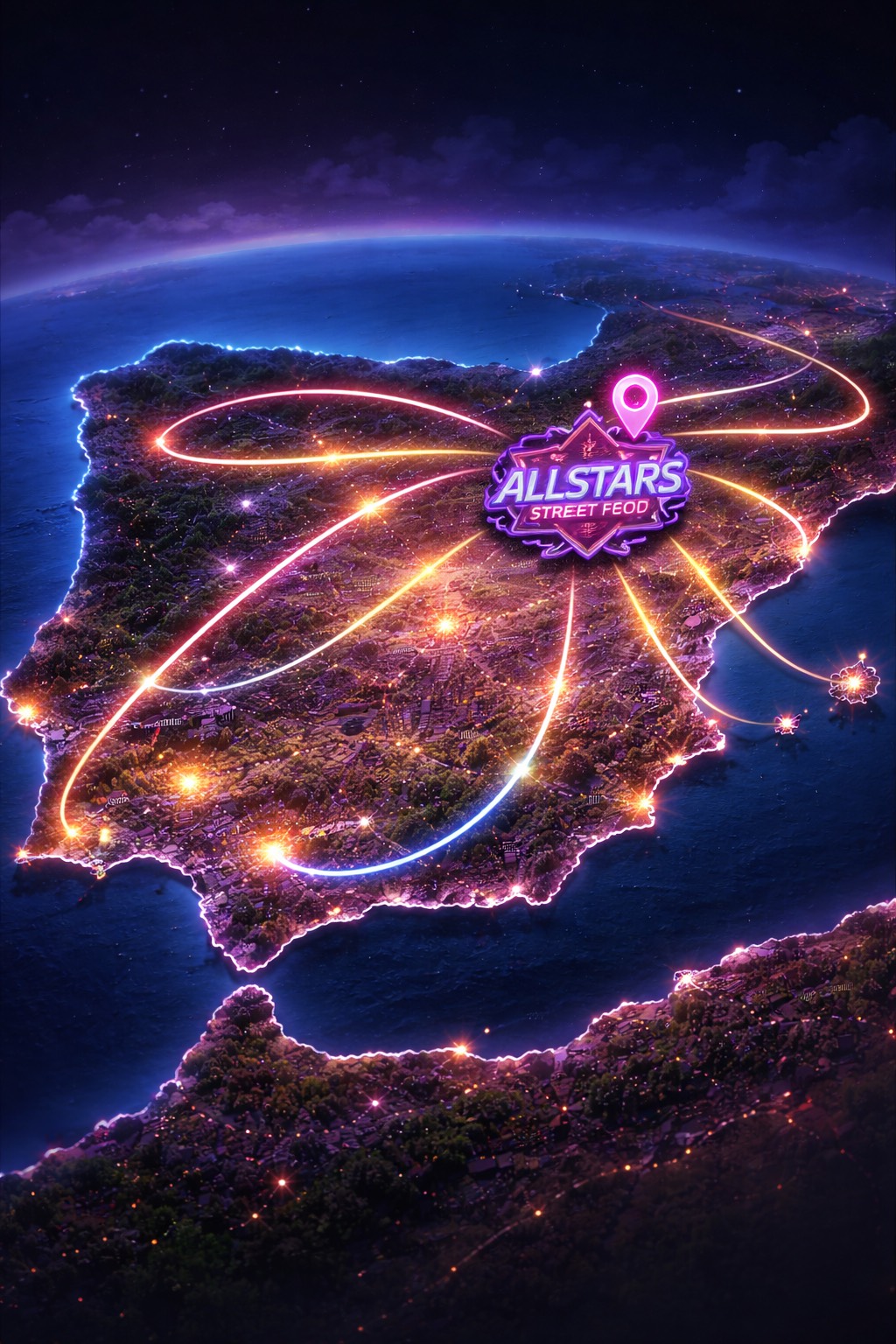 Mapa de España – ALLSTARS STREET FOOD